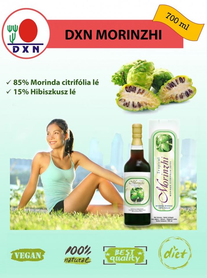 DXN morinzhi ital 85% Morinda 15% hibiszkusz a hatékony fogyás támogatója
