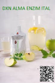 A DXN alma enzim ital vagy Apple Enzyme Drink erjesztett almából készül, tehát nem csupán egy egyszerű gyümölcslé. Az almákat évekig erjesztik speciális fémtartályokban Alor Setar-ban, Malajziában, a DXN Holdings Berhad telephelyén. Emiatt a DXN Apple Enzyme Drink több, mint százféle értékes enzimet tartalmaz.