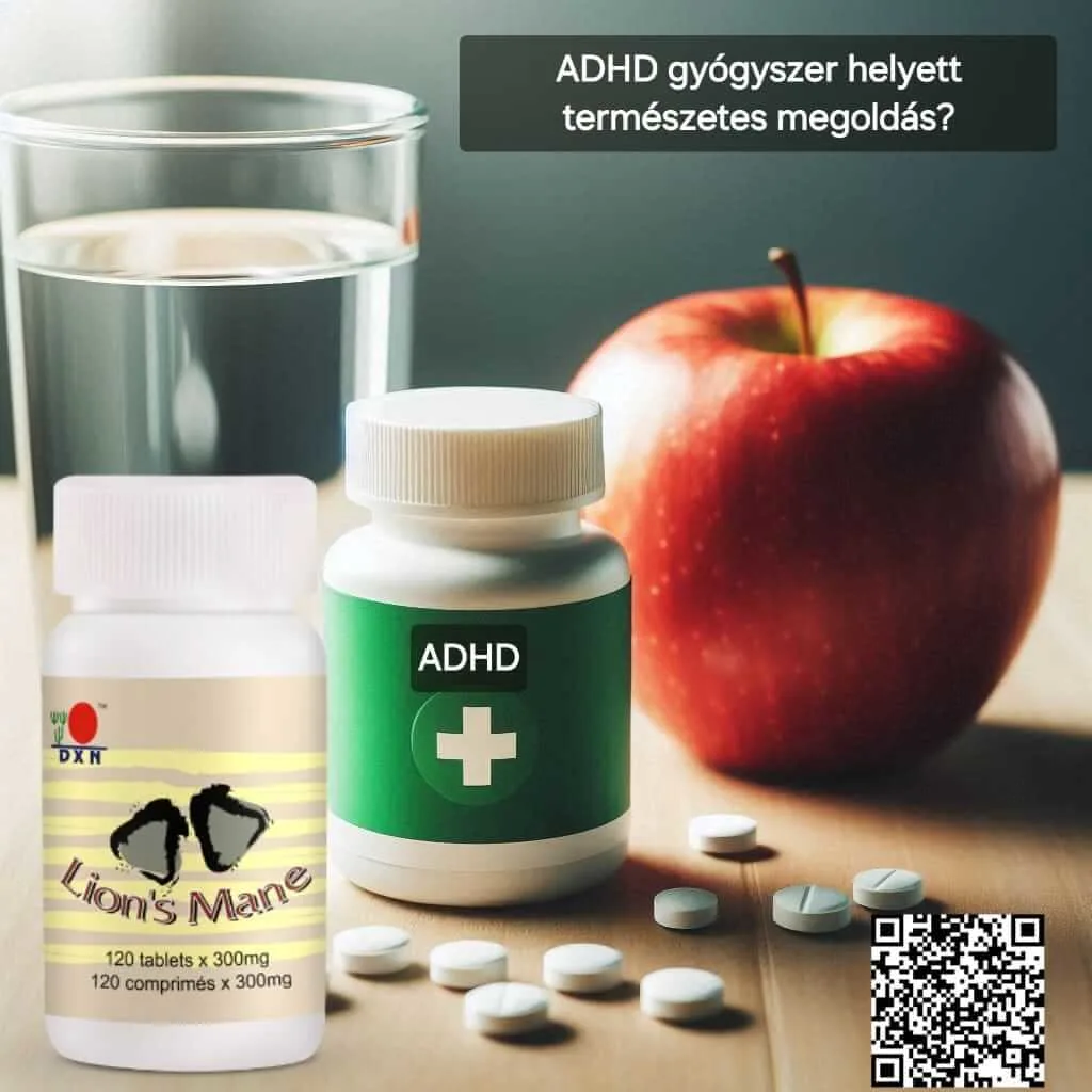 ADHD gyógyszer helyett természetes megoldás a Lion's Mane